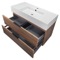 Floating Bathroom Vanity, Modern, Walnut, 40
